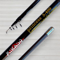 Удочка Mikado Princess с кольцами, тест 10-30г, длина 4м